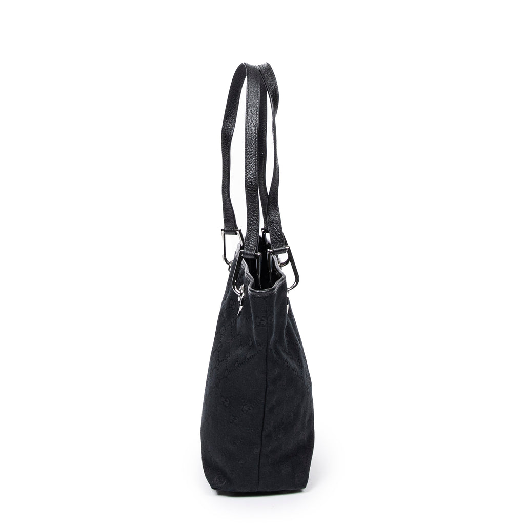 Shoulder Bag Eclipse Shopping MM Black Monogrammed Canvas