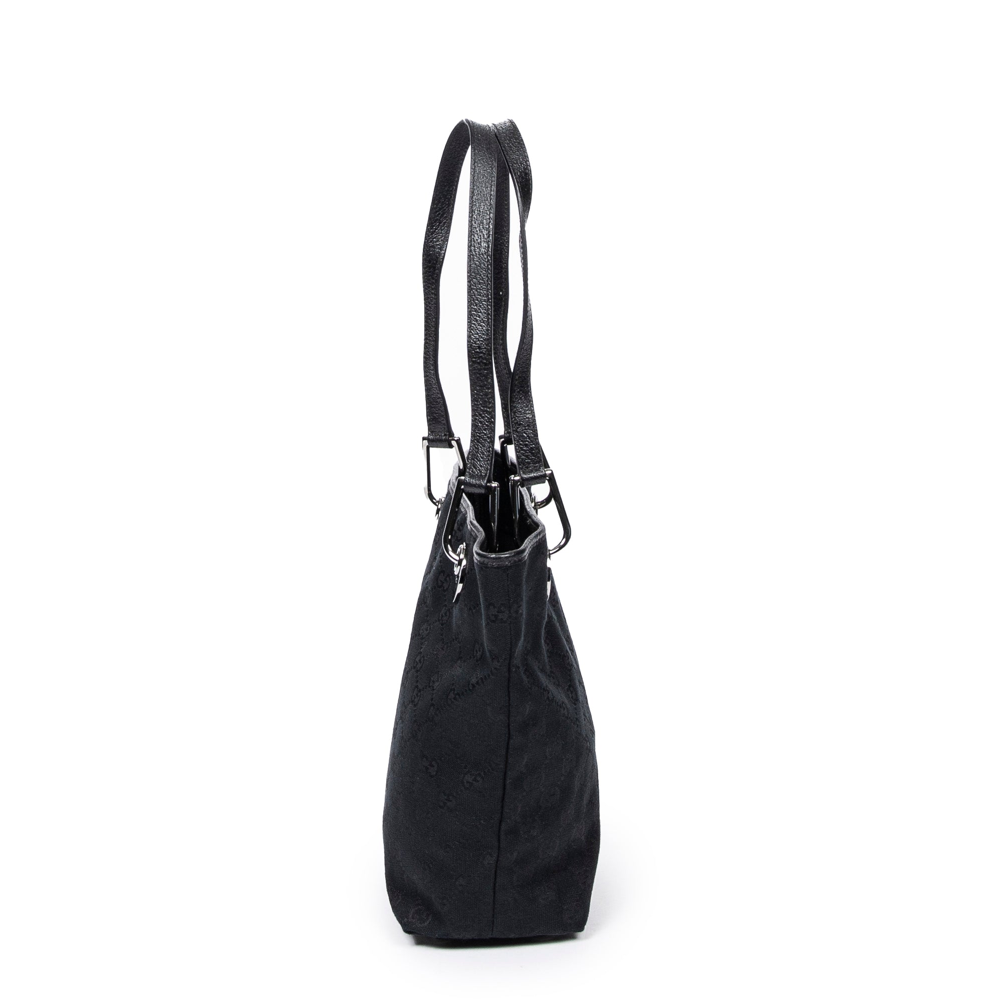 Shoulder Bag Eclipse Shopping MM Black Monogrammed Canvas