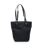 Shoulder Bag Eclipse Shopping MM Black Monogrammed Canvas