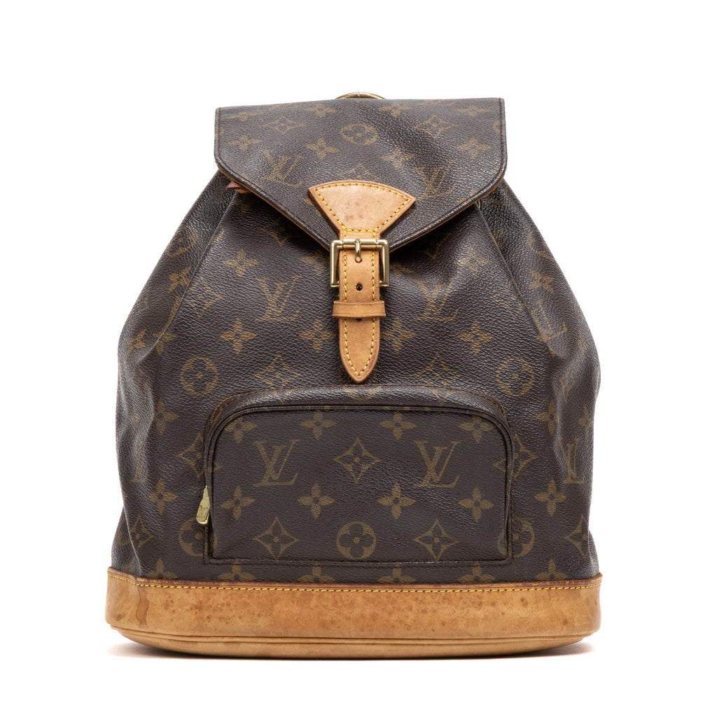 Shoulder Bag Montsouris MM Brown Monogram Canvas
