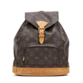 Shoulder Bag Montsouris MM Brown Monogram Canvas