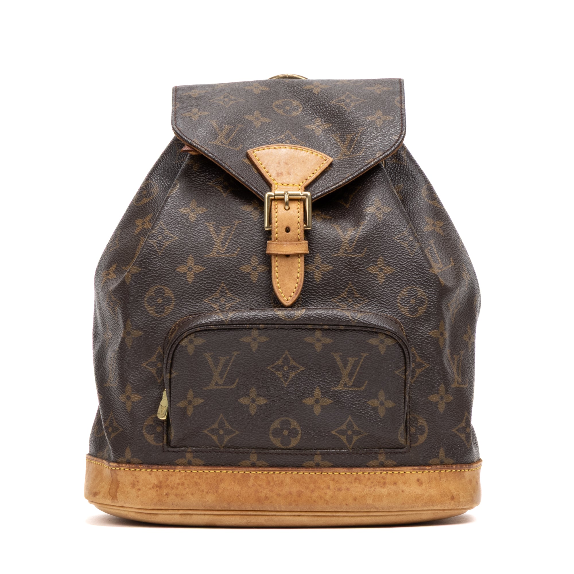 Shoulder Bag Montsouris MM Brown Monogram Canvas