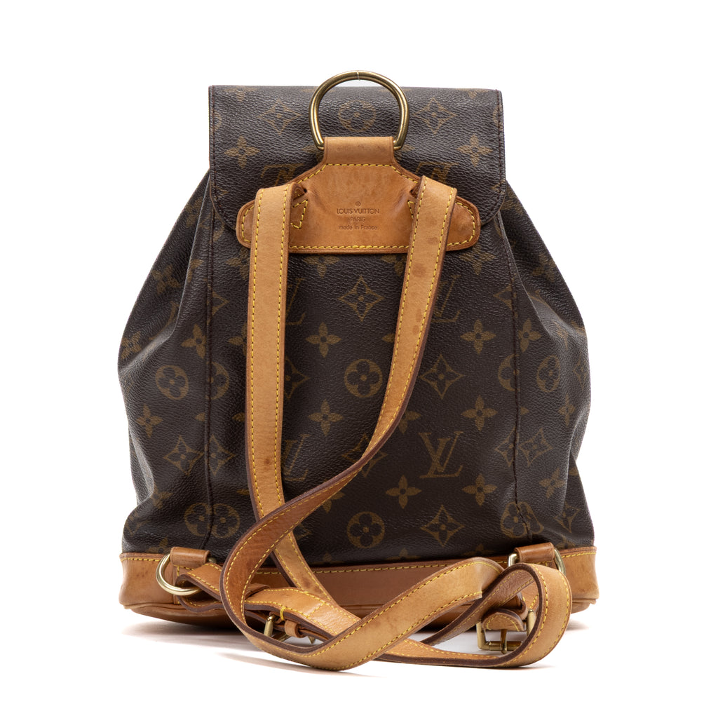 Shoulder Bag Montsouris MM Brown Monogram Canvas