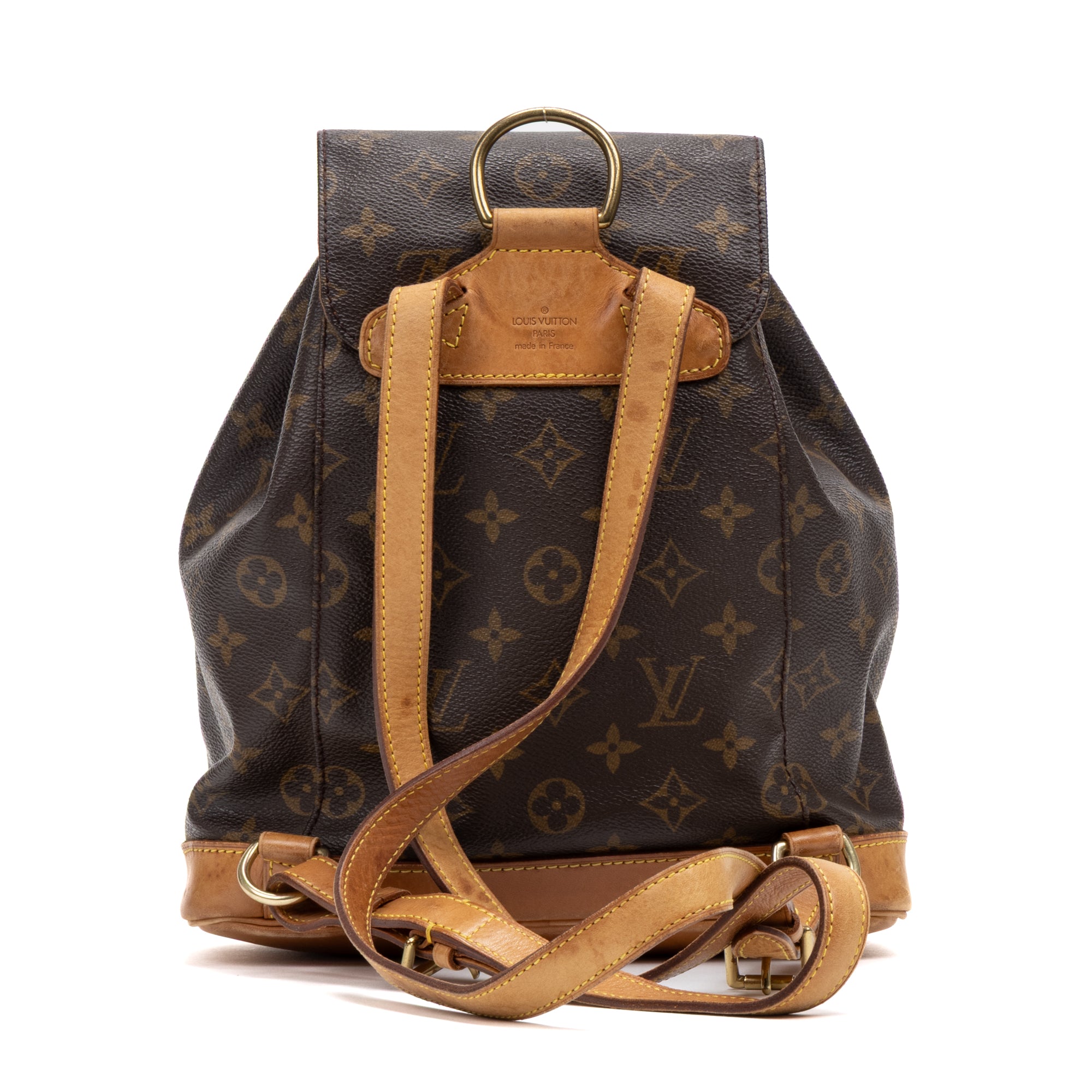 Shoulder Bag Montsouris MM Brown Monogram Canvas