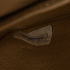 Shoulder Bag CC Crystal Push Lock Square Flap Beige Quilted Lambskin Leather