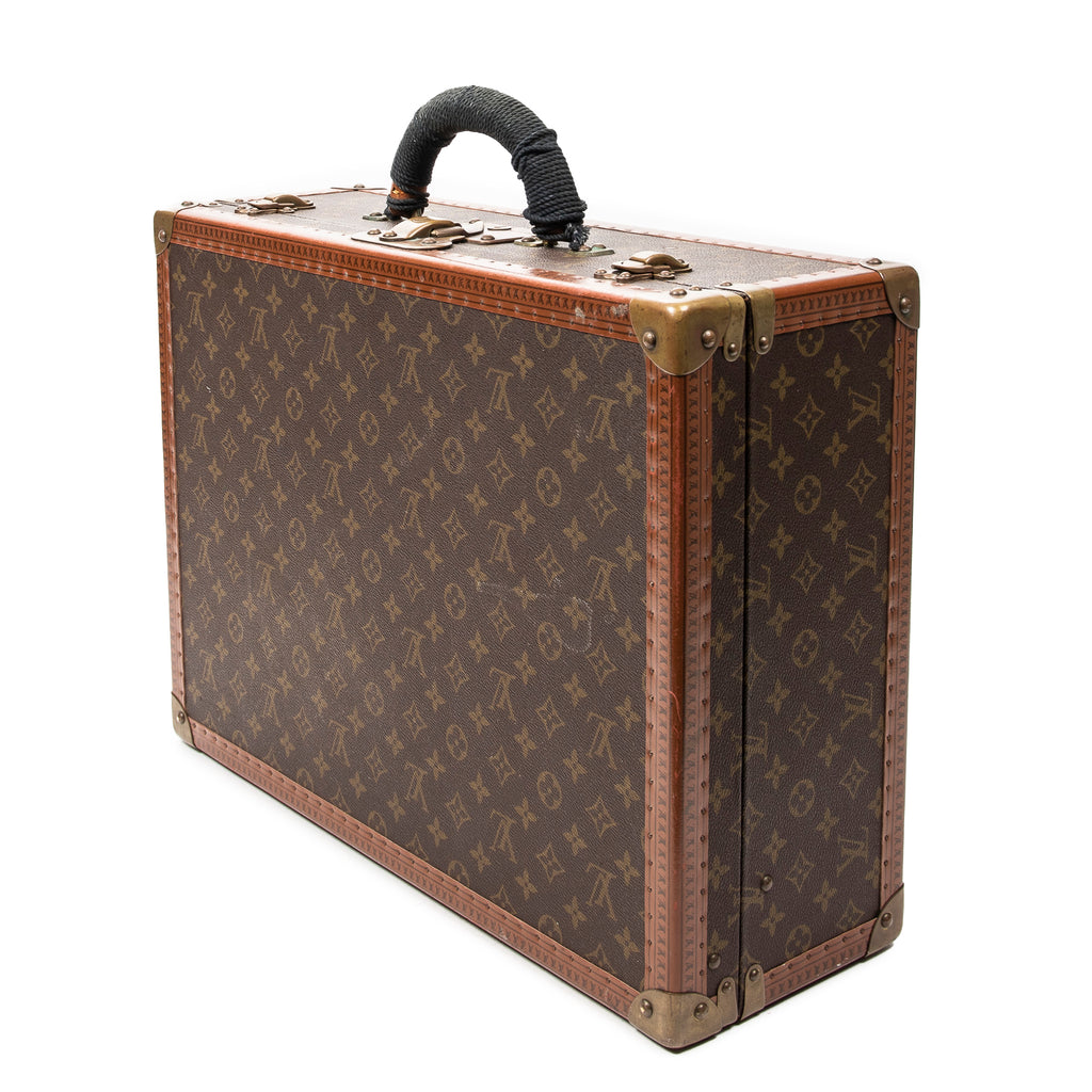 Bolsa de viaje Bisten de lona Monogram marrón