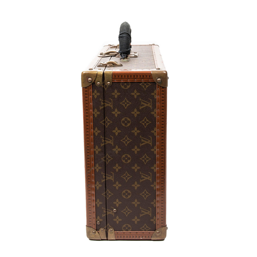 Bolsa de viaje Bisten de lona Monogram marrón