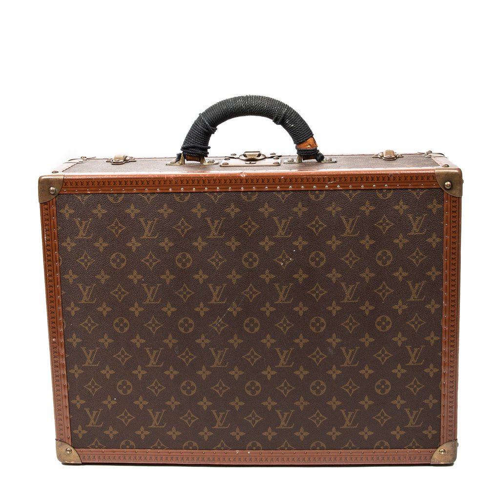 Bolsa de viaje Bisten de lona Monogram marrón