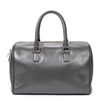Handbag Duffle 6 Gray Smooth Calfskin Leather