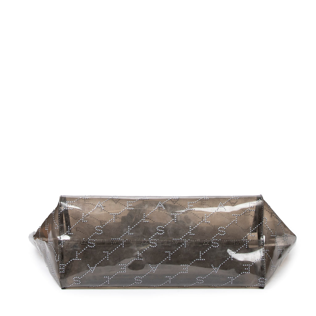 Shoulder Bag Transparent Tote Gray Monogram Resin