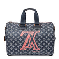 Louis Vuitton - Édition limitée rare Speedy Bandoulière Upside Down - Bleu Marine/Blanc
