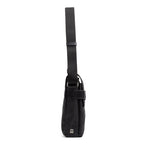 Shoulder Bag Medium Square Messenger Black Dunhill Pattern Embossed Coated Canvas