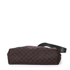 Shoulder Bag Flap Messenger Brown Monogrammed Nylon Canvas