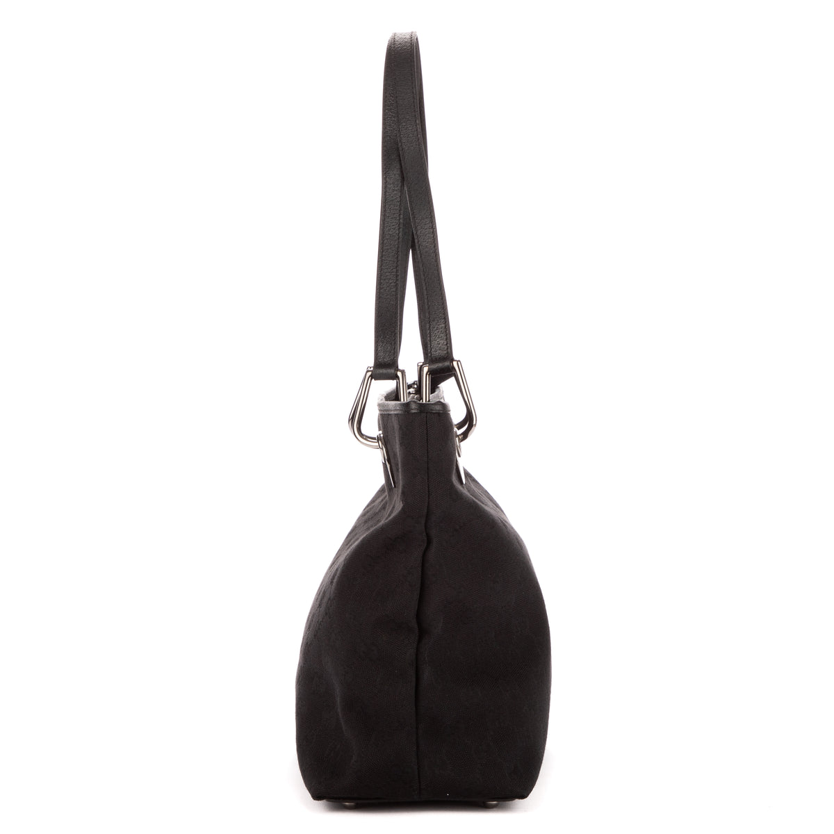 Shoulder Bag Medium Eclipse Tote Black Monogrammed Canvas
