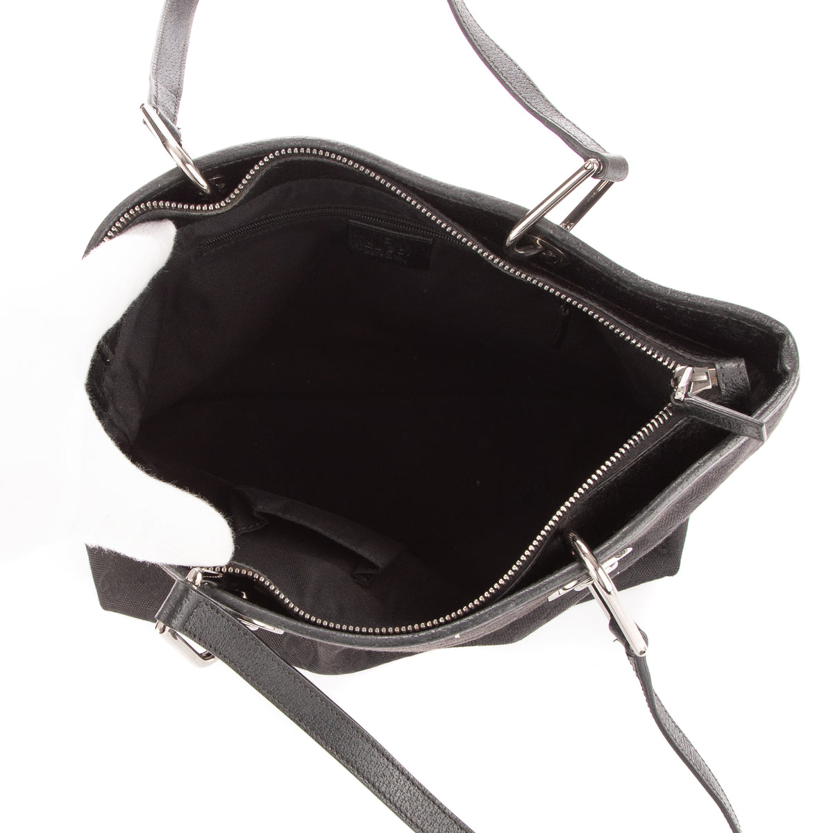 Shoulder Bag Medium Eclipse Tote Black Monogrammed Canvas