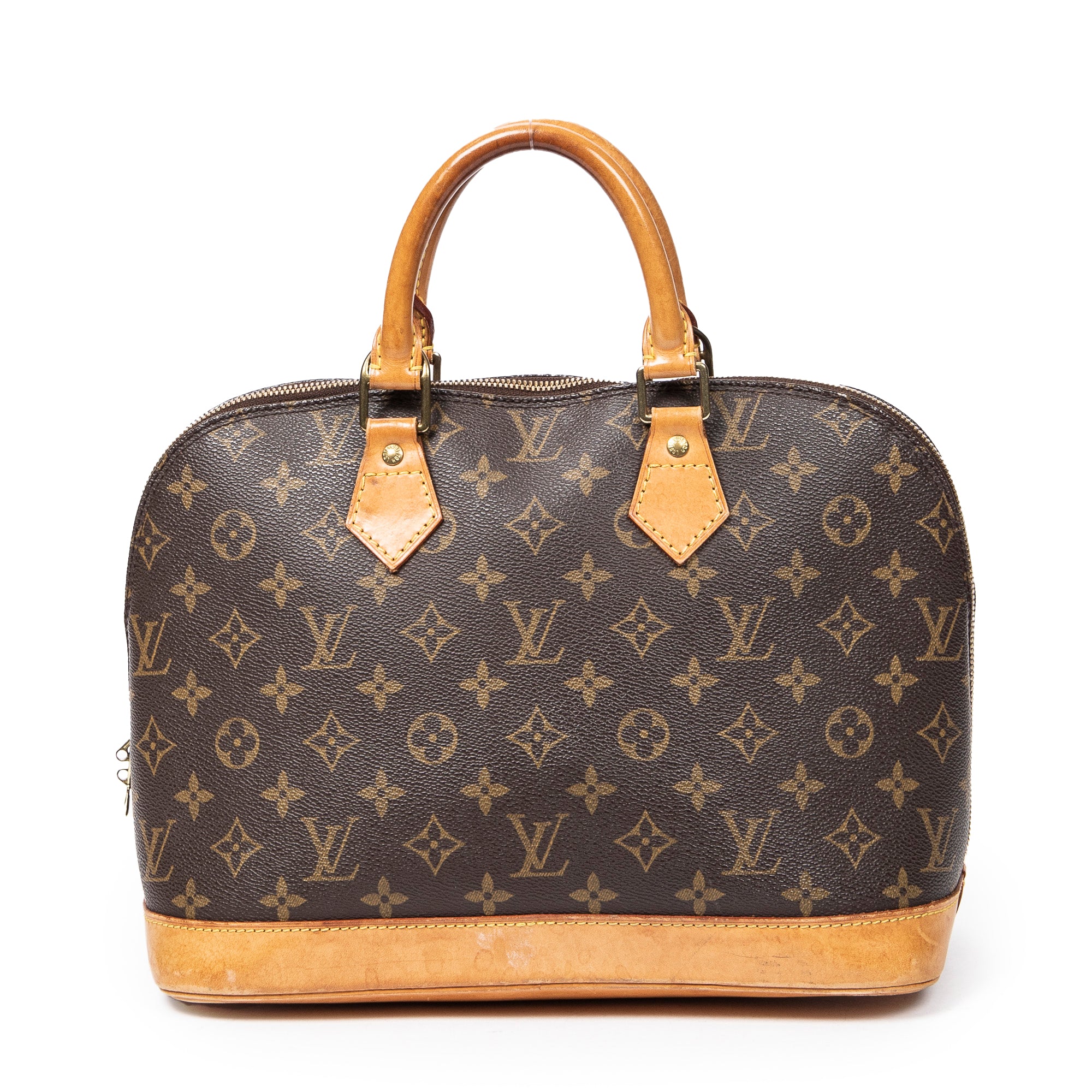 Handbag Alma PM Brown Monogram Canvas