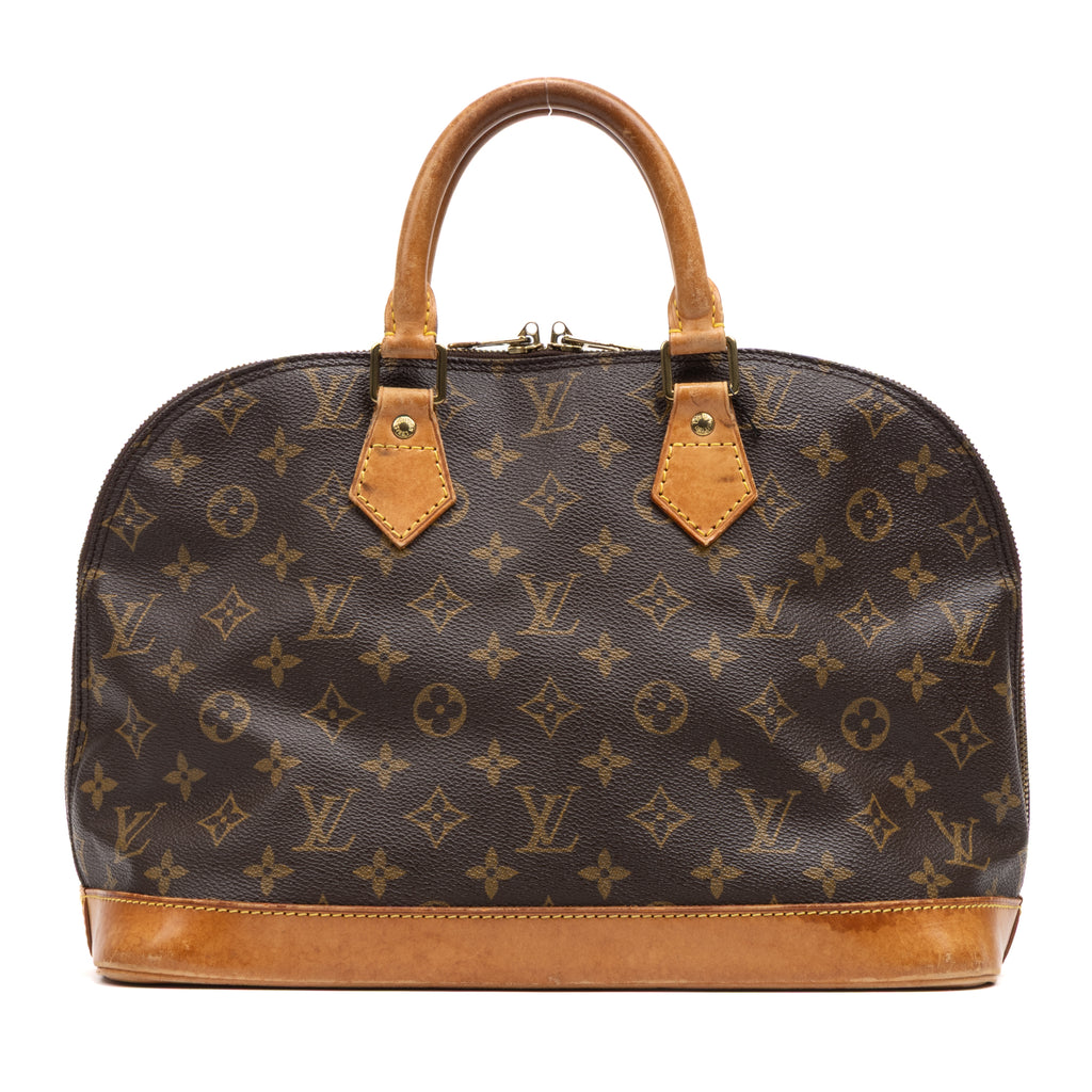 Handbag Alma PM Brown Monogram Canvas