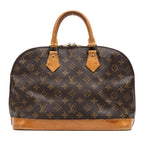 Handbag Alma PM Brown Monogram Canvas