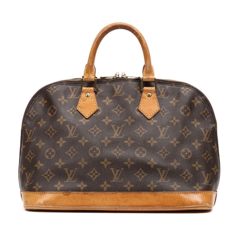 Handbag Alma PM Brown Monogram Canvas