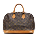 Handbag Alma PM Brown Monogram Canvas