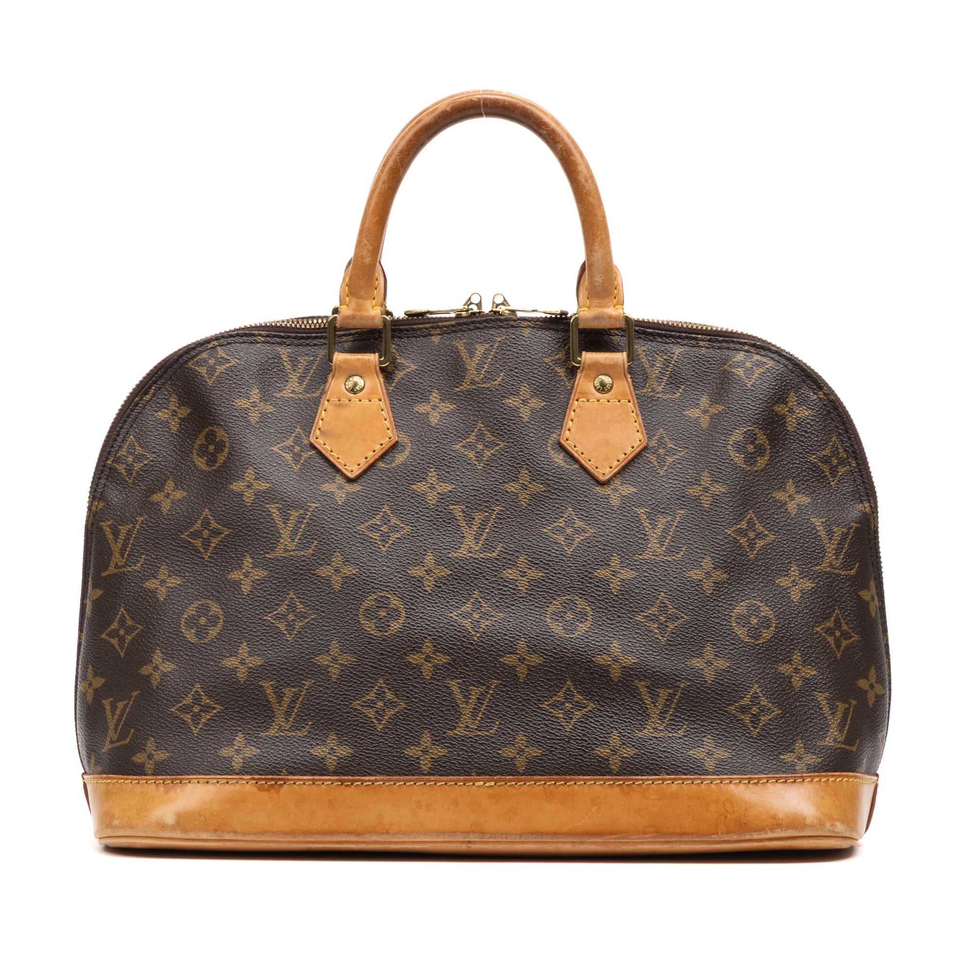 Handbag Alma PM Brown Monogram Canvas