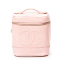Sac à main CC Timeless Tall Vanity Case Cuir Caviar Rose