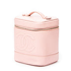 Sac à main CC Timeless Tall Vanity Case Cuir Caviar Rose