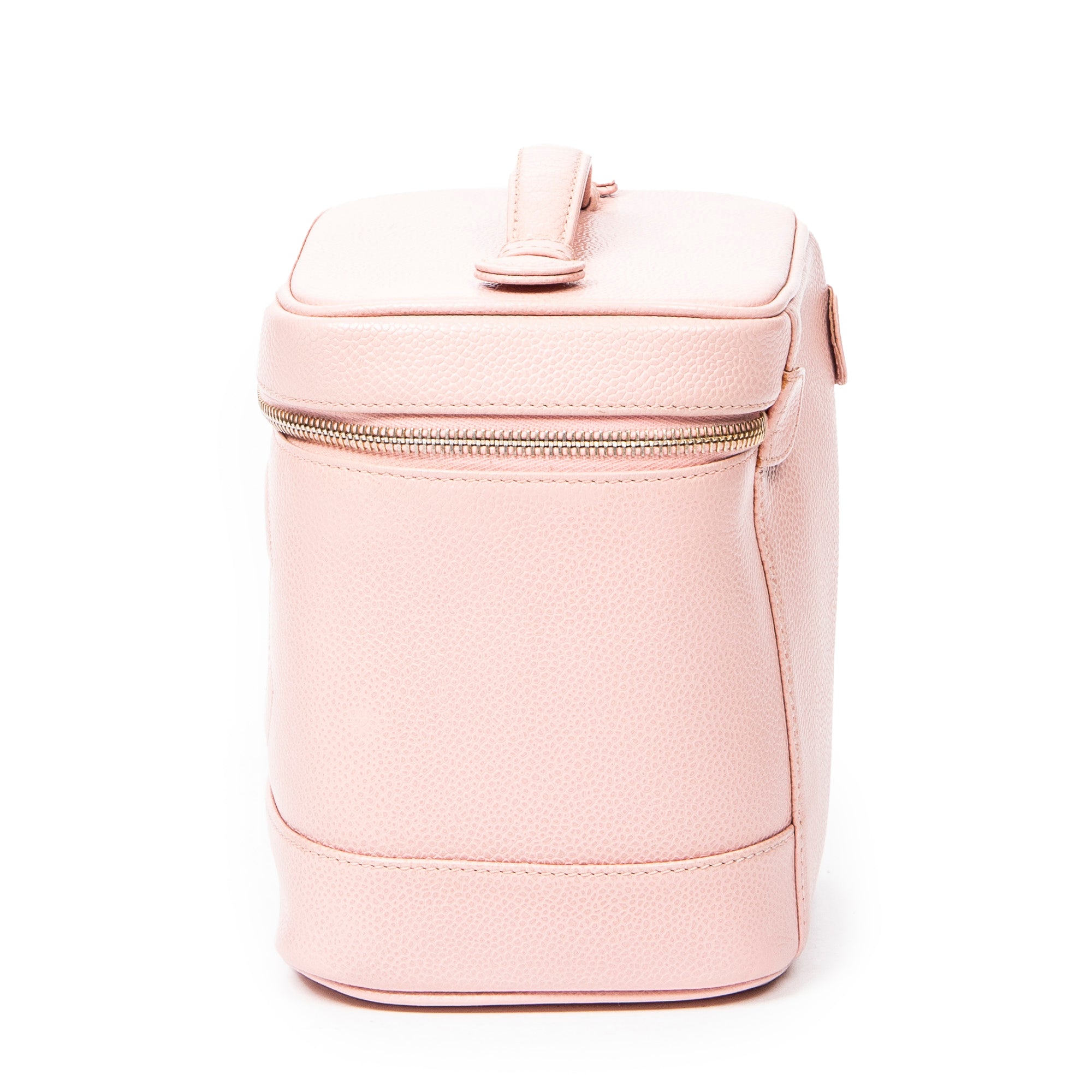 Sac à main CC Timeless Tall Vanity Case Cuir Caviar Rose
