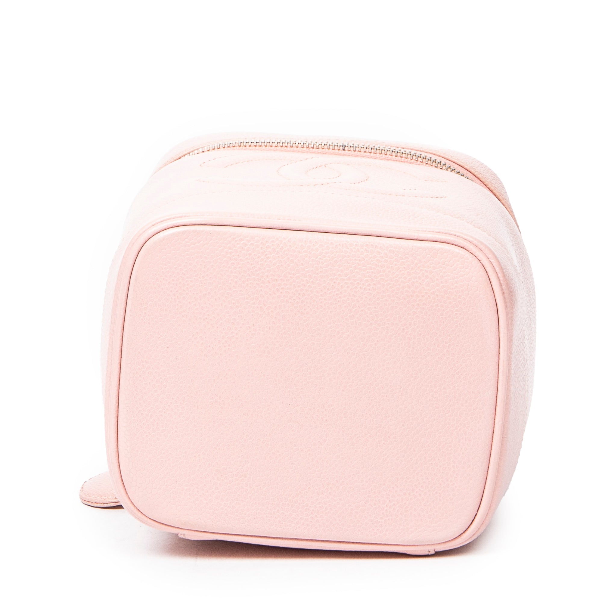 Sac à main CC Timeless Tall Vanity Case Cuir Caviar Rose