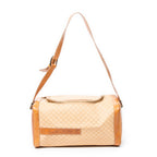 Shoulder Bag Vintage Duffle Tan Macadam Coated Canvas