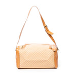 Shoulder Bag Vintage Duffle Tan Macadam Coated Canvas