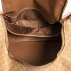 Shoulder Bag Vintage Duffle Tan Macadam Coated Canvas