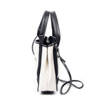 Shoulder Bag XS Navy Cabas Ivory Canvas