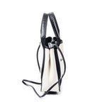 Shoulder Bag XS Navy Cabas Ivory Canvas
