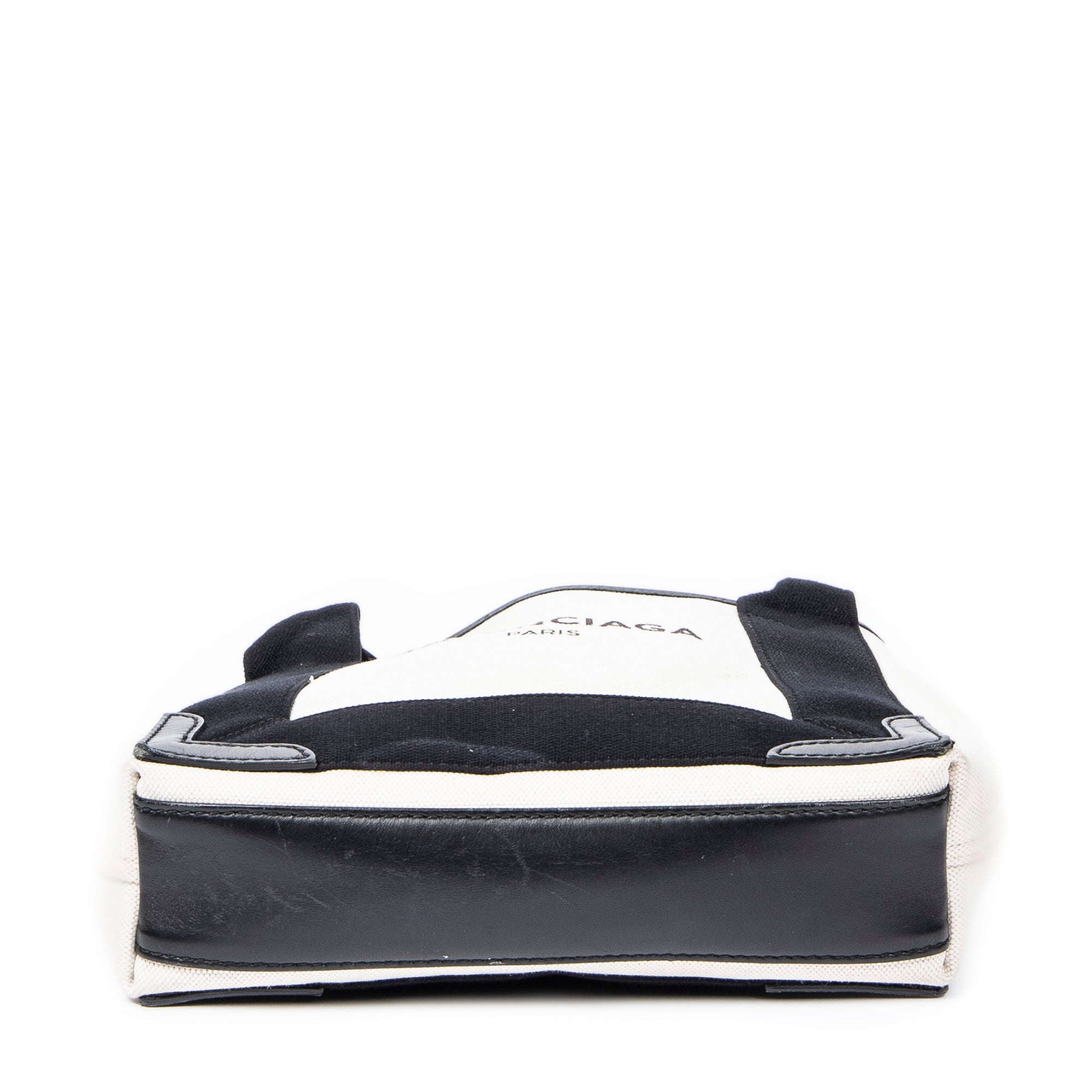 Shoulder Bag XS Navy Cabas Ivory Canvas