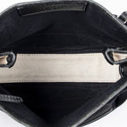 Shoulder Bag XS Navy Cabas Ivory Canvas