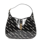 Shoulder Bag Ltd. Ed. 1961 Gucci x Balenciaga Hacker Project Jackie Black Smooth Leather
