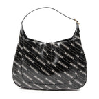 Shoulder Bag Ltd. Ed. 1961 Gucci x Balenciaga Hacker Project Jackie Black Smooth Leather