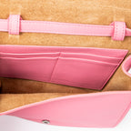 Shoulder Bag Mini Casette Crossbody Pink Intrecciato Leather