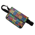 Bolso de hombro GG Psychedelic Riñonera Negra Supreme Psychedelic Lona Revestida