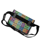 Bolso de hombro GG Psychedelic Riñonera Negra Supreme Psychedelic Lona Revestida
