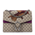 Shoulder Bag Medium Embroidered Dionysus Bag Beige Embroidered Supreme Coated Canvas