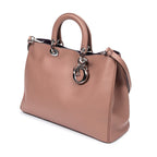 Shoulder Bag Large Shopper Tote Light Brown Calfskin Leather
