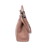 Shoulder Bag Large Shopper Tote Light Brown Calfskin Leather