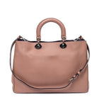 Shoulder Bag Large Shopper Tote Light Brown Calfskin Leather