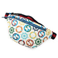 Bandolera Gucci Niños Multicolor Riñonera Web Expandible Lona Recubierta GG Estampada Color Marfil