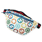 Bandolera Gucci Niños Multicolor Riñonera Web Expandible Lona Recubierta GG Estampada Color Marfil