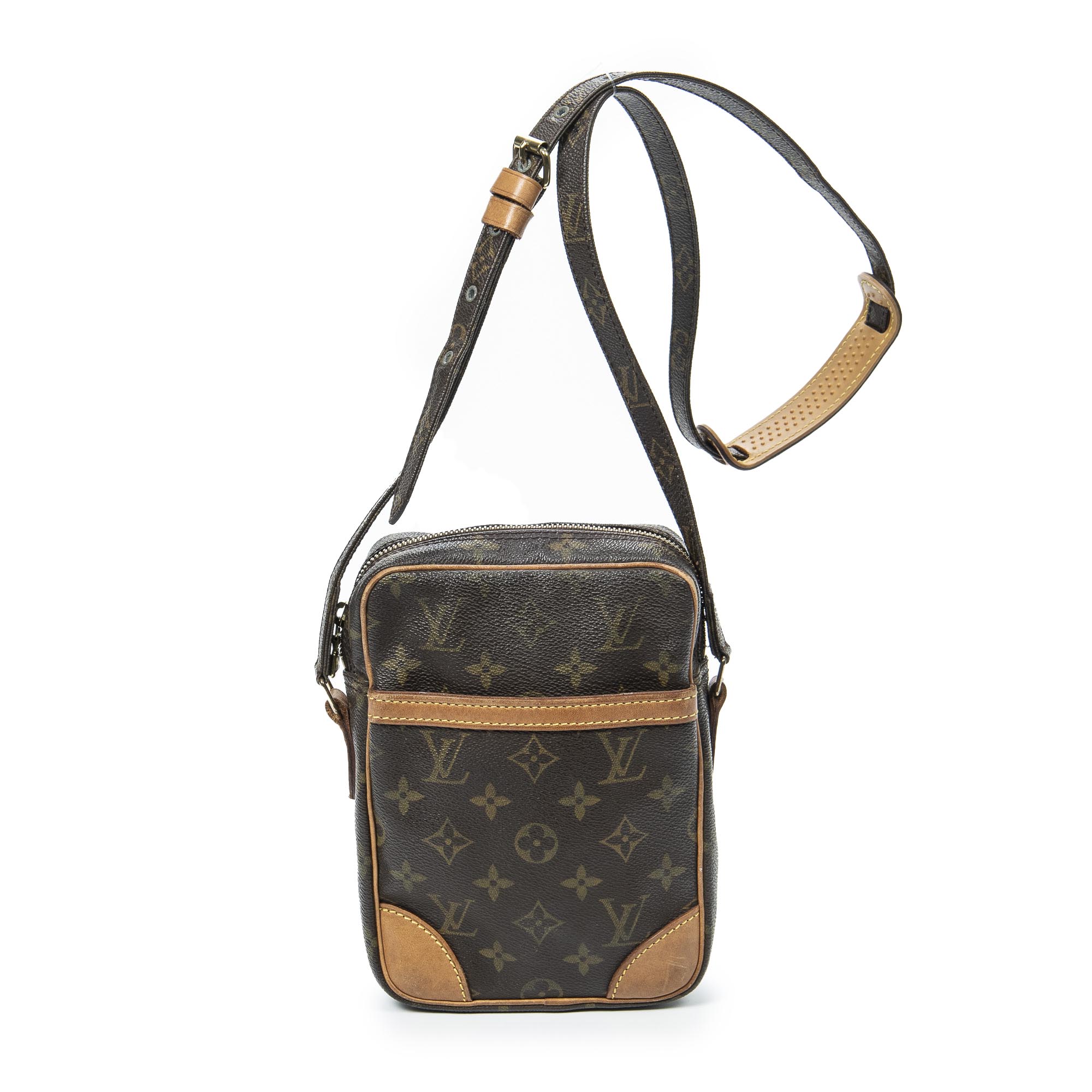 Shoulder Bag Danube PM Brown Monogram Canvas