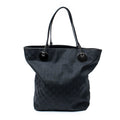 Shoulder Bag Eclipse Tall Tote Black Monogrammed Canvas