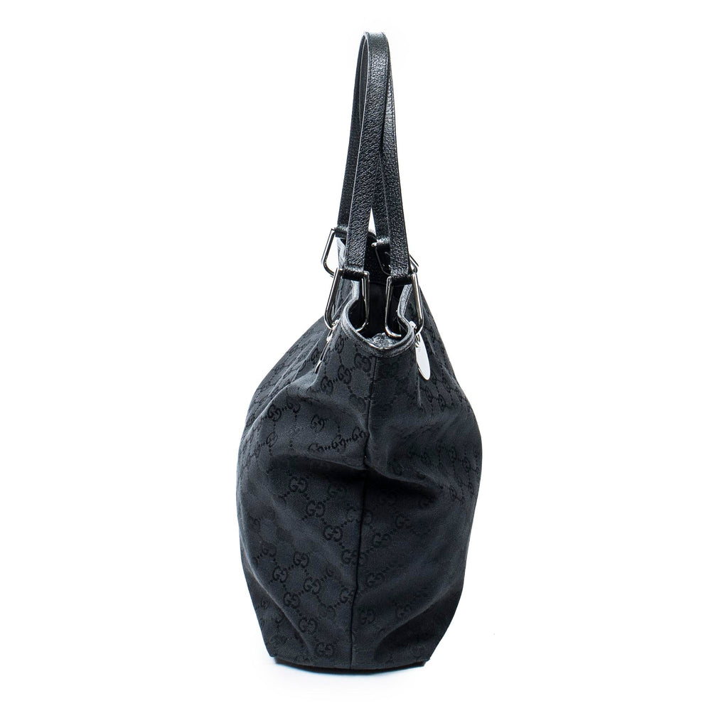 Shoulder Bag Eclipse Tall Tote Black Monogrammed Canvas